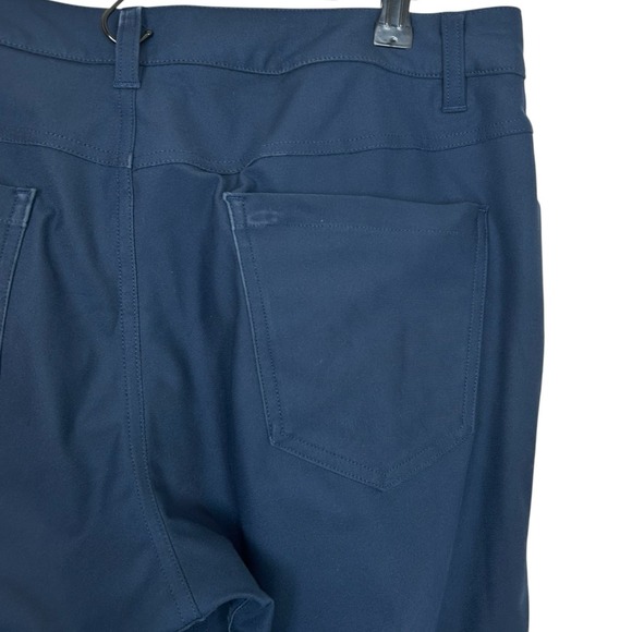 Lululemon Size 32 ABC Slim-Fit 5 Pocket Pant 32" L Warpstreme Iron Blue Navy - Picture 6 of 10